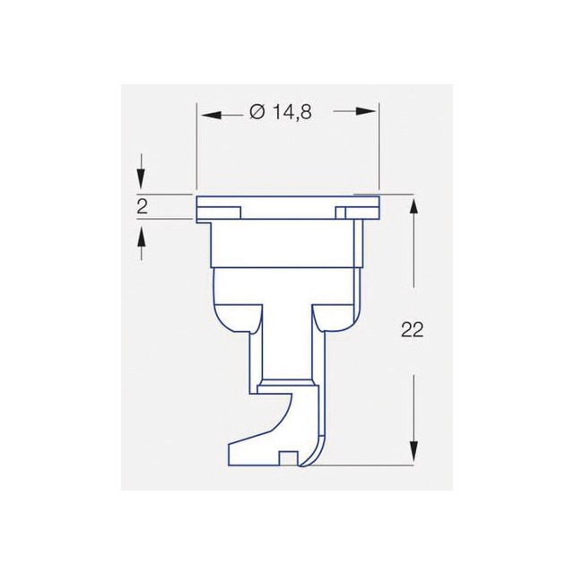 Buse Lechler Miroir FT 90 05 Marron Polymere référence fournisseur 30536196
